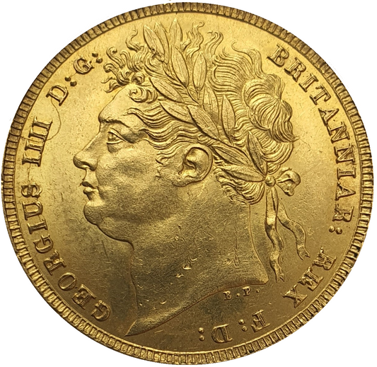 1821 George IIII Gold Full Sovereign - NGC MS-62