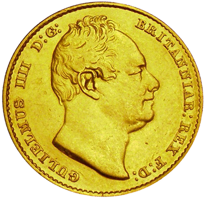 1836 William IV Full (2nd Bust) Sovereign