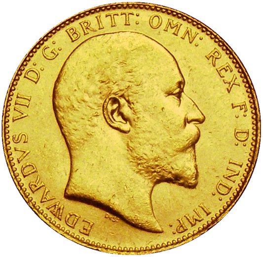 1909-C King Edward VII Gold Sovereign (Ottawa / Canada)