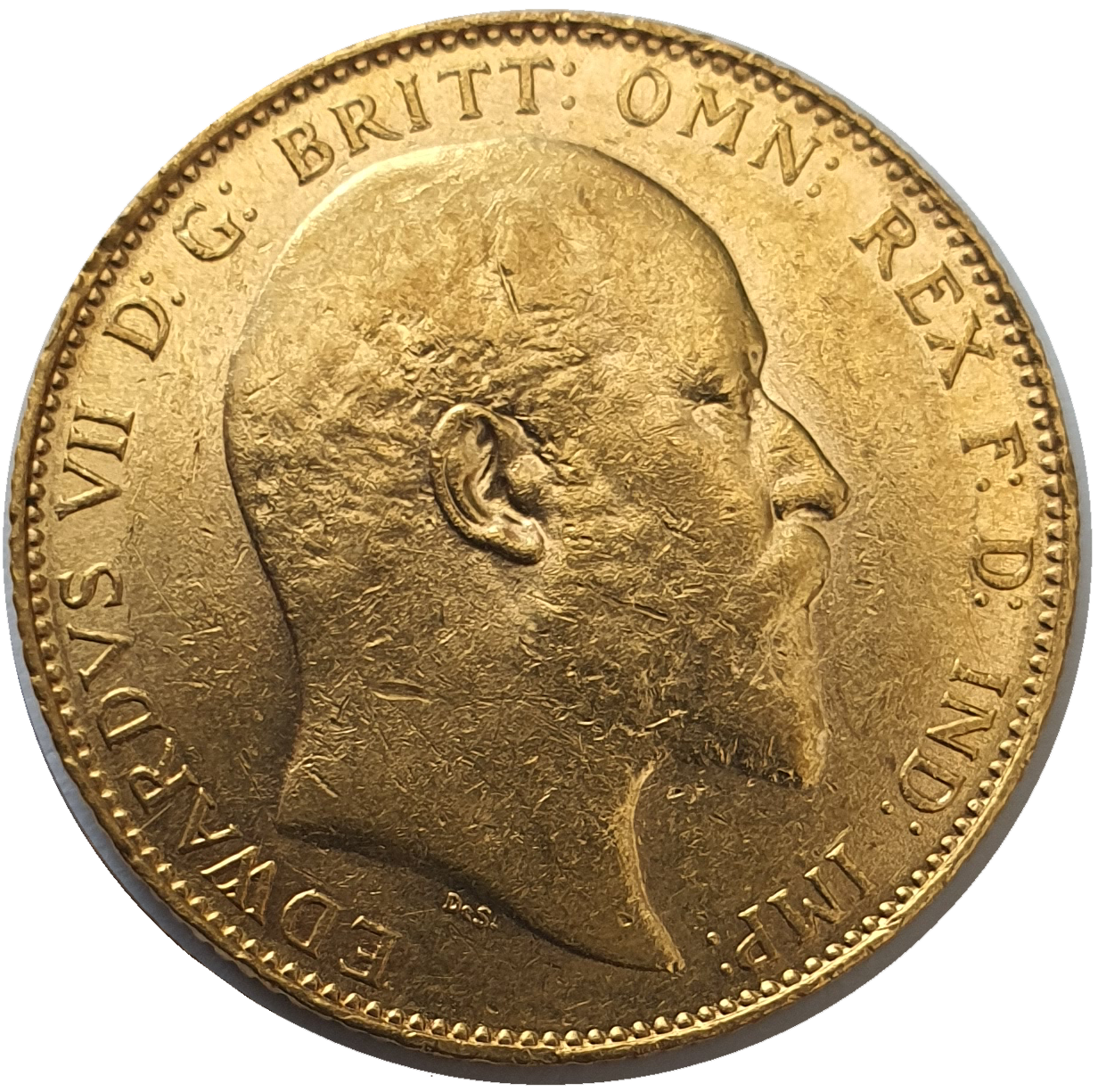 1910-C King Edward VII Gold Sovereign (Ottawa / Canada)