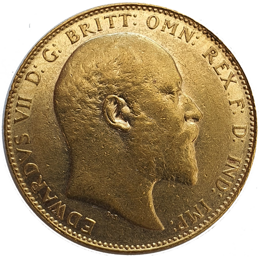 1910-C King Edward VII Gold Sovereign (Ottawa / Canada)