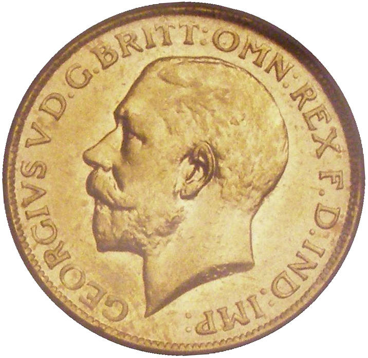 1924-S King George V Gold Sovereign (Sydney)