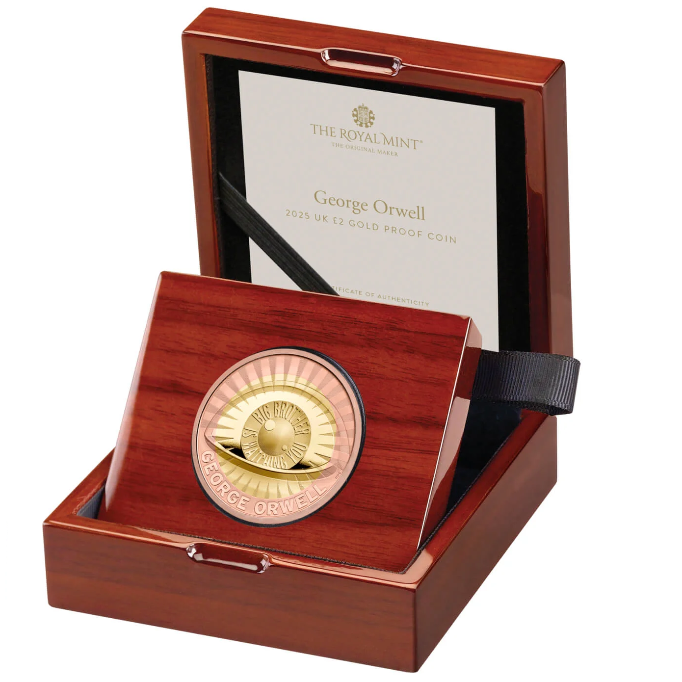 2025 King Charles III 'George Orwell' £2 Gold Proof Coin - LAST ONE -