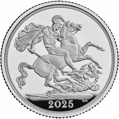 2025 King Charles III 'George & Dragon' Proof Full Silver Sovereign