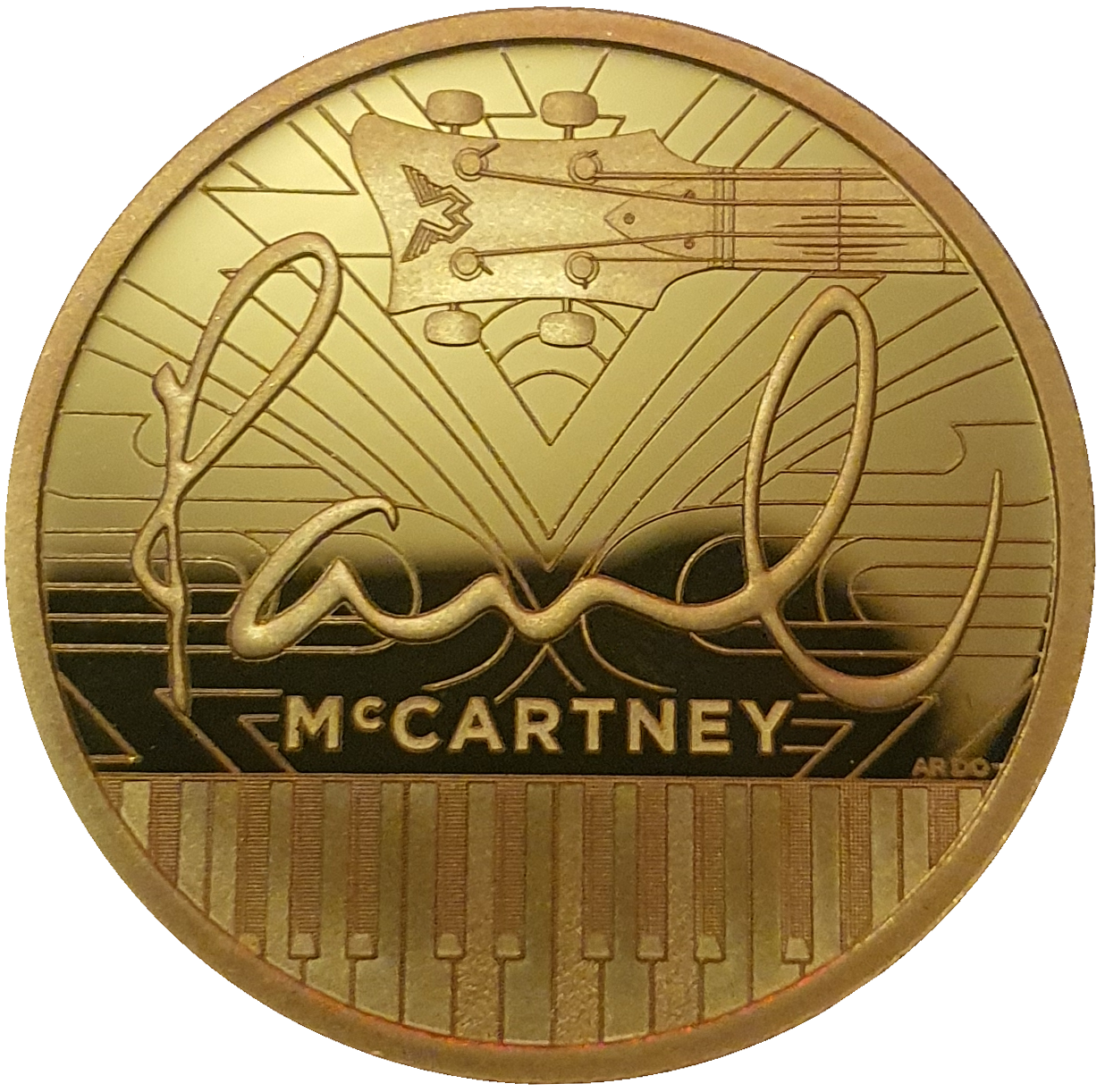 2024 Music Legends 'Paul McCartney' 2 oz 999.9 Gold Proof Coin