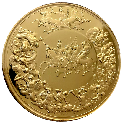 2025 Great Engravers Waterloo Medal 'Victory' 5 oz (Five) Gold Proof Coin