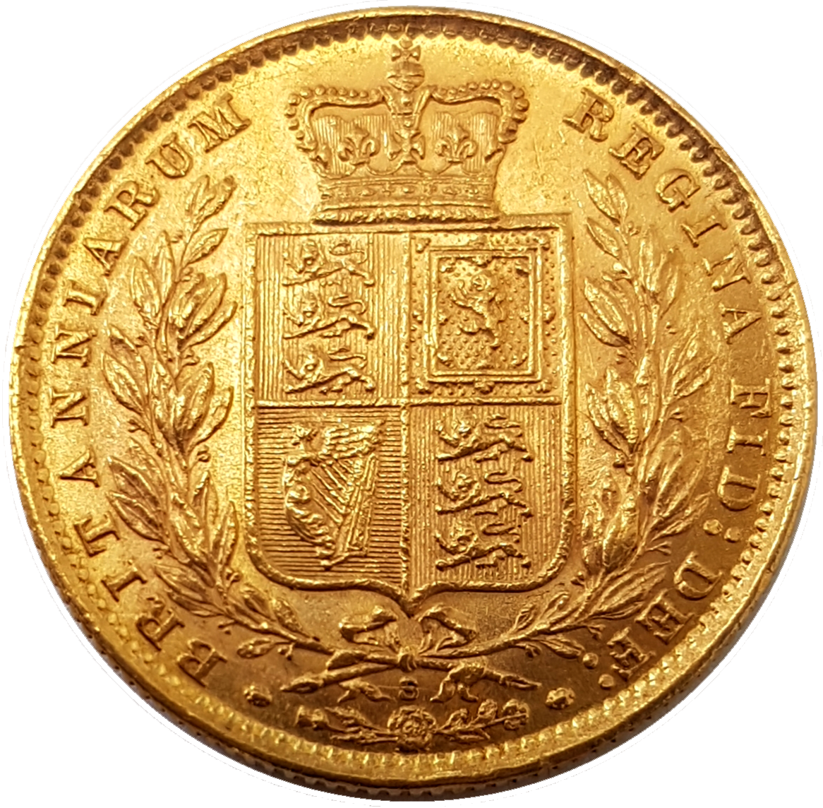 1882-S Queen Victoria Shield Reverse Sovereign - SYDNEY