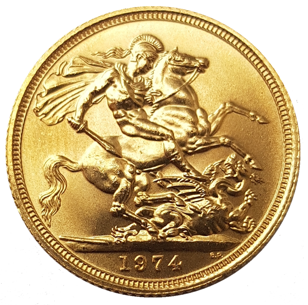 Queen Elizabeth II Sovereigns 1974-1982