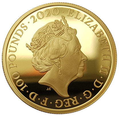 2020 Queen Elizabeth II 'SHAKEN NOT STIRRED' 999.9 1/4oz / 1oz / 2oz Gold Proof Coins