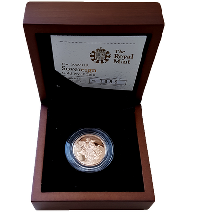 2009 Queen Elizabeth II Proof Sovereign by Ian Rank-Broadley