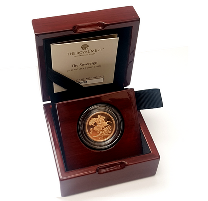 2021 Queen Elizabeth II Proof Full Sovereign 95th Birthday Edition - (Jody Clark Portrait)