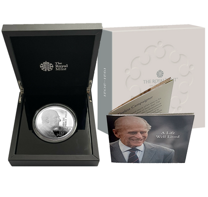 2021 HRH The Prince Philip, Duke of Edinburgh (5oz) Five Ounce 999 Silver Proof Coin