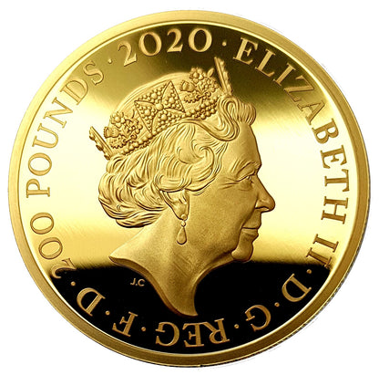 2020 Queen Elizabeth II 'Bond, James Bond' 999.9 2oz Gold Proof Coin