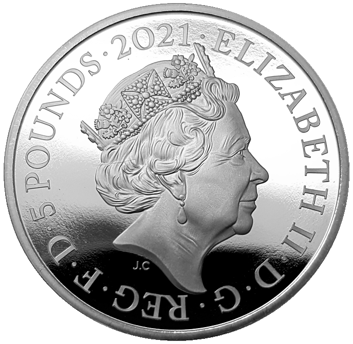 2021 Queen Elizabeth II 95th Birthday of HM the Queen £5 Silver Proof Crown