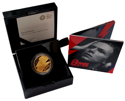 2020 Music Legends 'David Bowie' 1oz 999.9 Gold Proof Coin