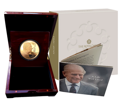 2021 HRH The Prince Philip, Duke of Edinburgh (Ten Ounce) 10.oz 999.9 Gold Proof Coin