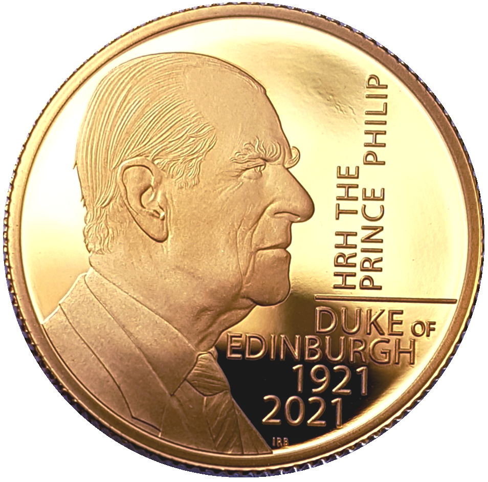 2021 HRH The Prince Philip, Duke of Edinburgh (Ten Ounce) 10.oz 999.9 Gold Proof Coin